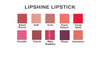 Lipshine Lipstick Color Chart