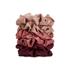 Holiday Satin Scrunchies - Mulberry Spice