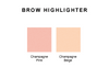Brow highlighter Color Chart