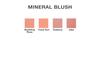 Mineral Blush Color Chart