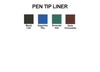 Pen Tip Liner Color Chart