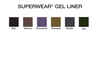 Superwear Gel Liner Color Chart
